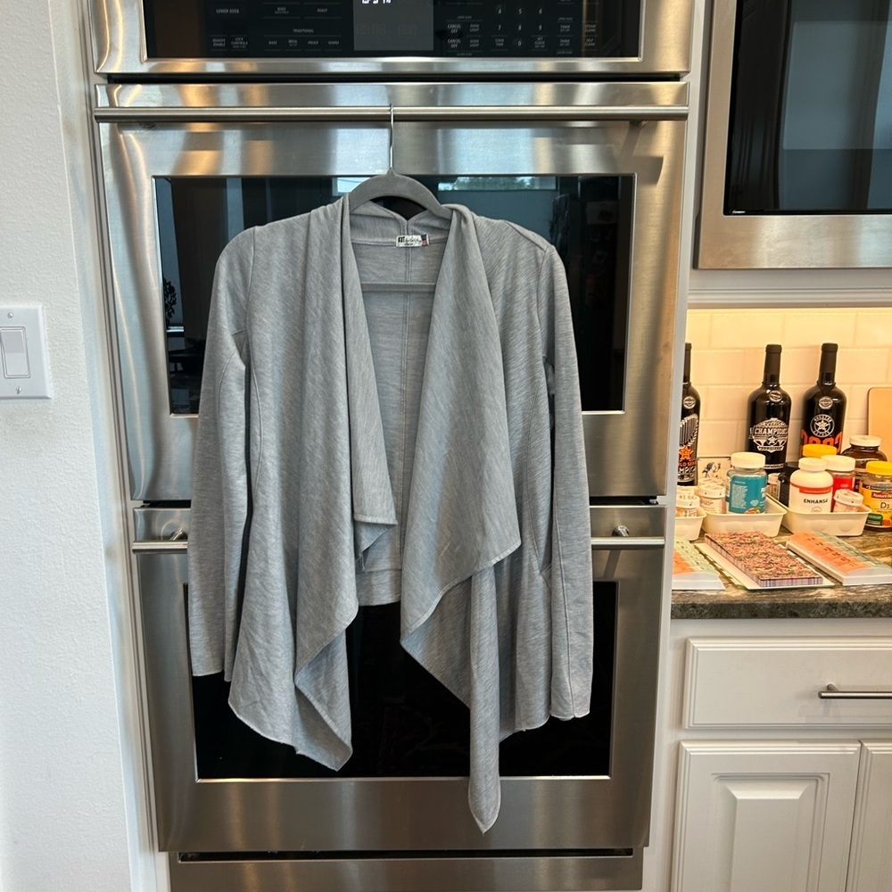 Kut from the Kloth Gray Cardigan, Med, has slight wear